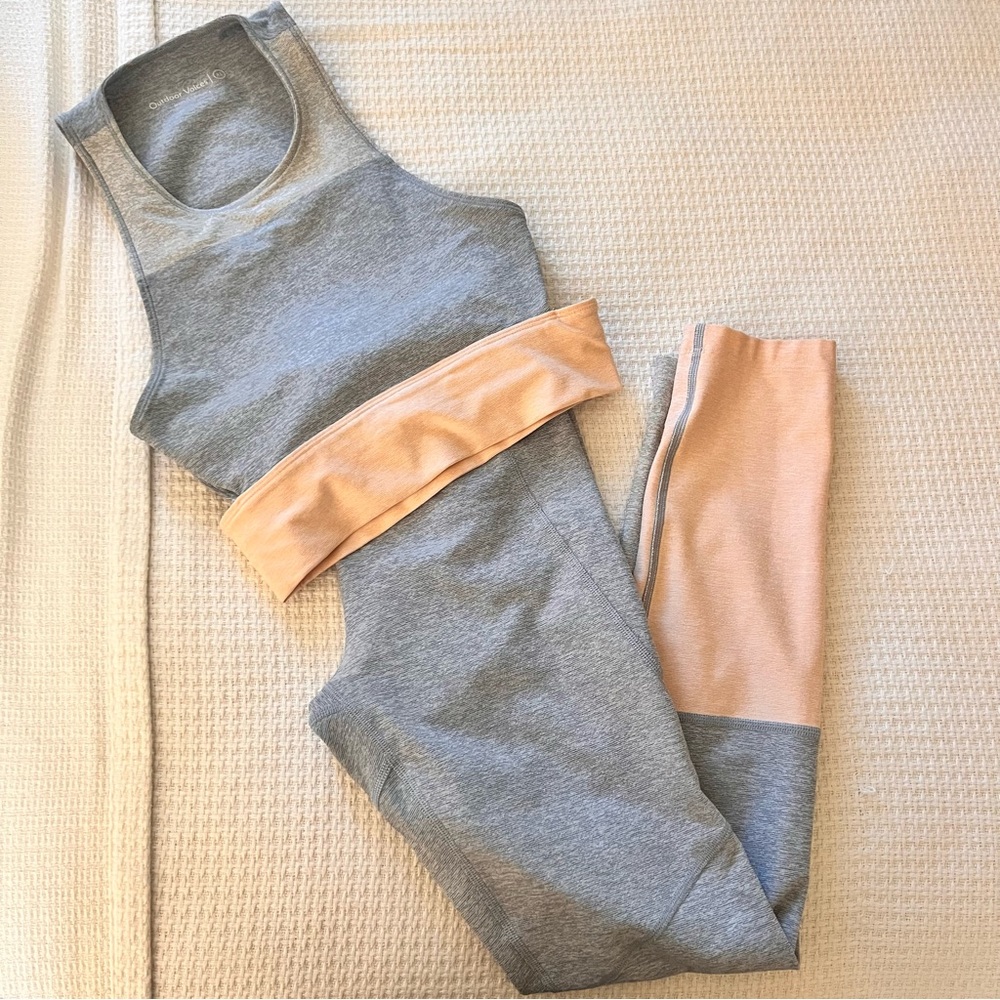 OUTDOOR VOCIES Cutout High Neck Tri-Tone Slashback‎ Set XS / S